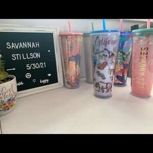 Starbucks tumblers
